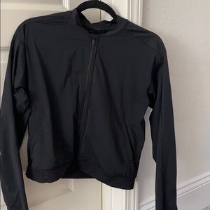 Lululemon Jacket: Black lightweight bomber style